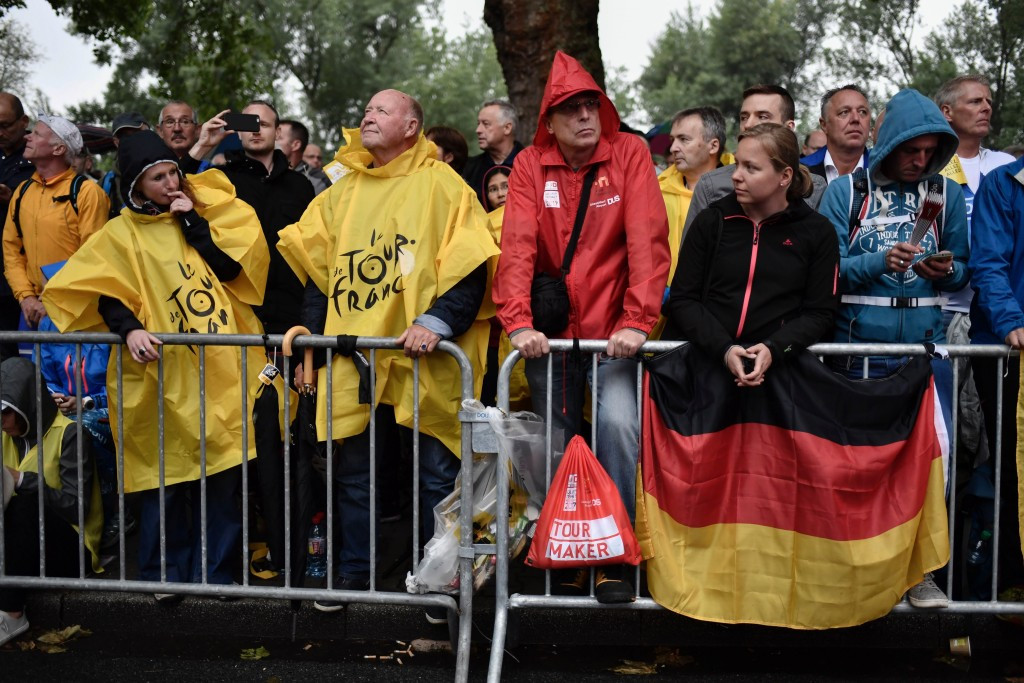 German fans were out in force to see if Tony Martin could win the time trial ©Getty images