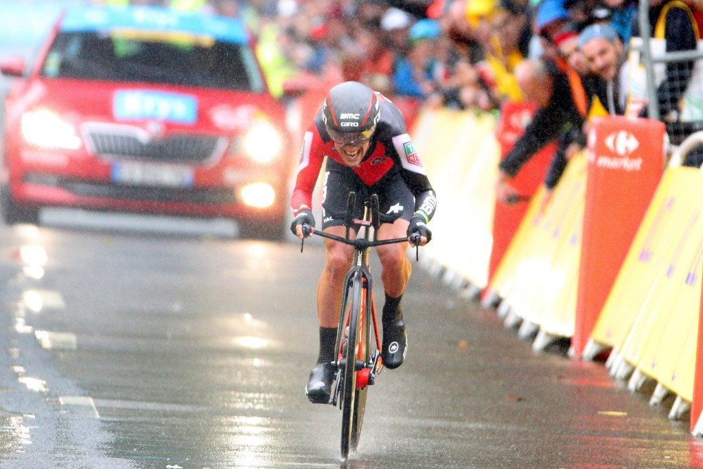 The Briton gained over 30 seconds on Australia's Richie Porte ©Getty Images