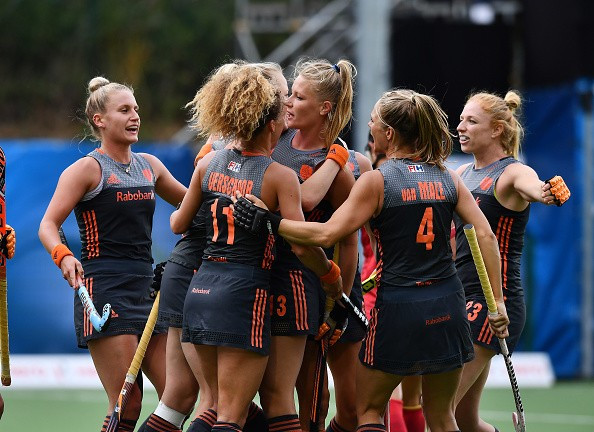 The Netherlands have set up a first-place match with China in the women's Hockey World League Semi-Final ©FIH