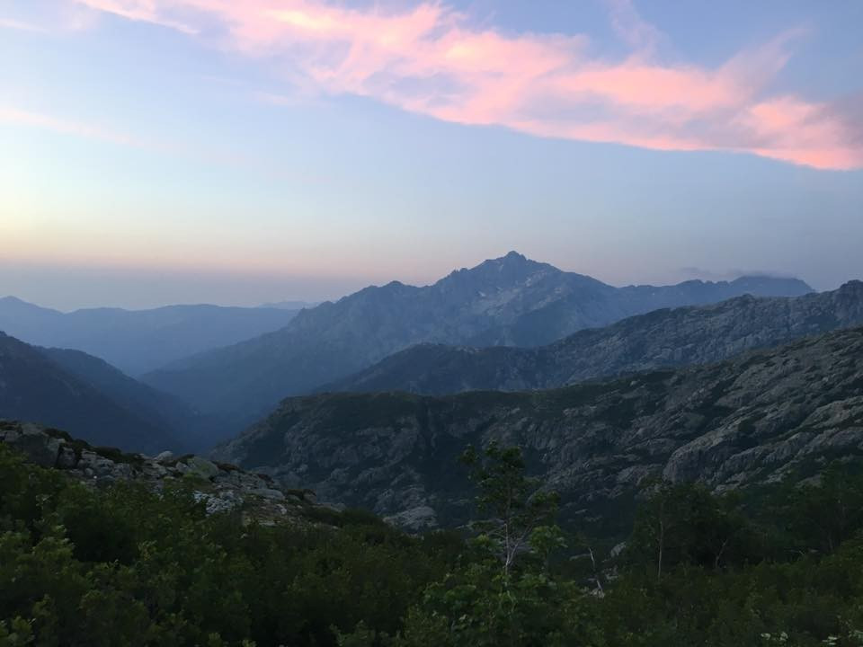 The GR 20 consists of a trail ascending and descending mountain after mountain across the centre of Corsica ©ITG