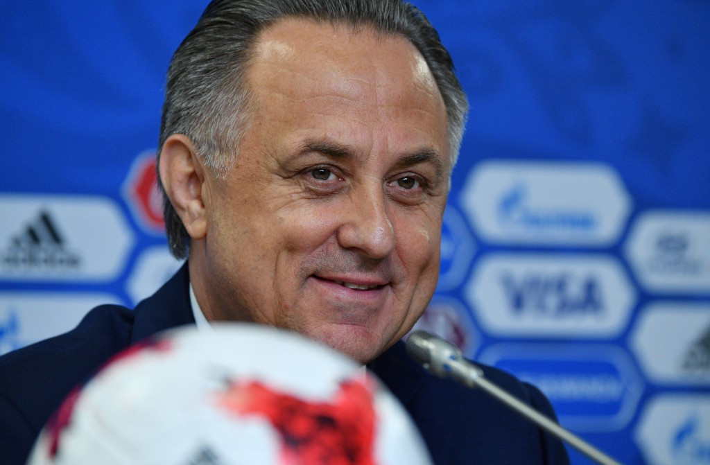 Vitaly Mutko has declared Russia's hosting of the 2017 FIFA Confederations Cup a success ©Getty Images