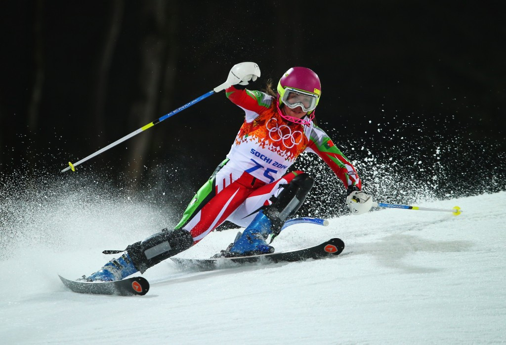 Camille Dias represented Portugal in Alpine skiing at the Sochi 2014 Winter Olympics ©Getty Images