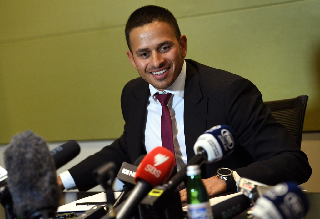 Australia A captain Usman Khawaja told a press conference the decision had been a tough one to make ©Getty Images