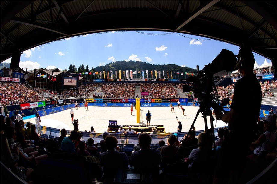 The FIVB Beach World Tour is set to continue tomorrow in Gstaad ©FIVB