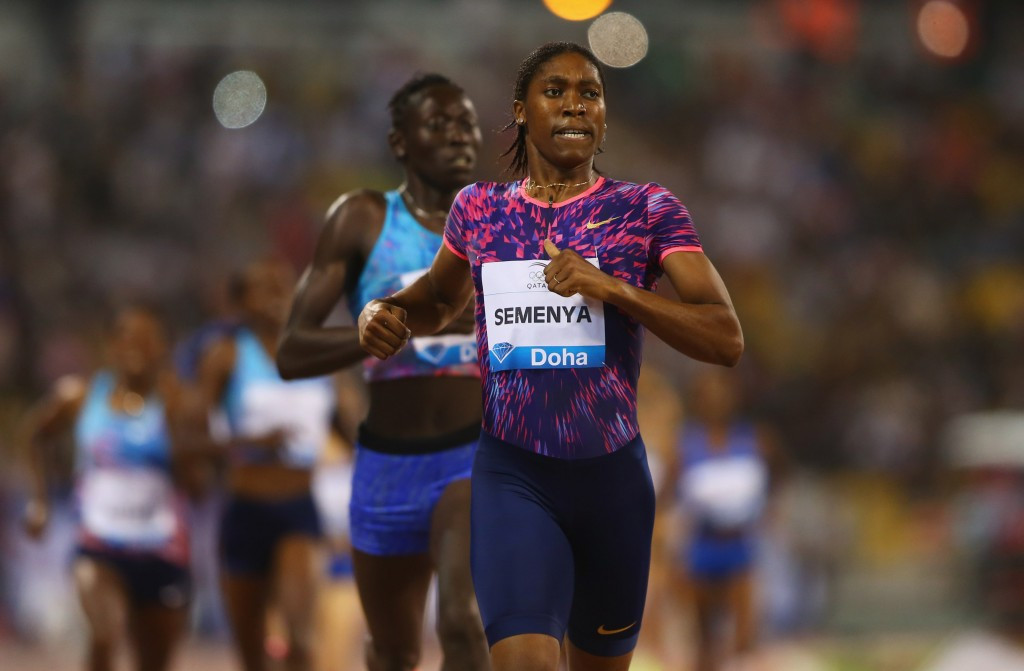 New research by the IAAF could impact medically upon runners such as Caster Semanya, picured winning this year''s Doha Diamond League 800m ©Getty Images