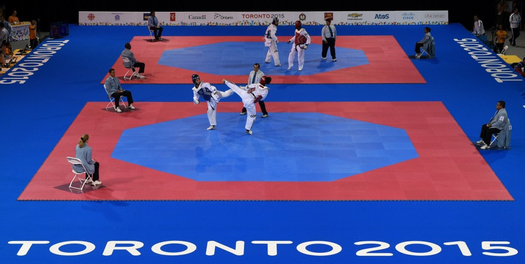 The final day of taekwondo action took place ©AFP/Getty Images