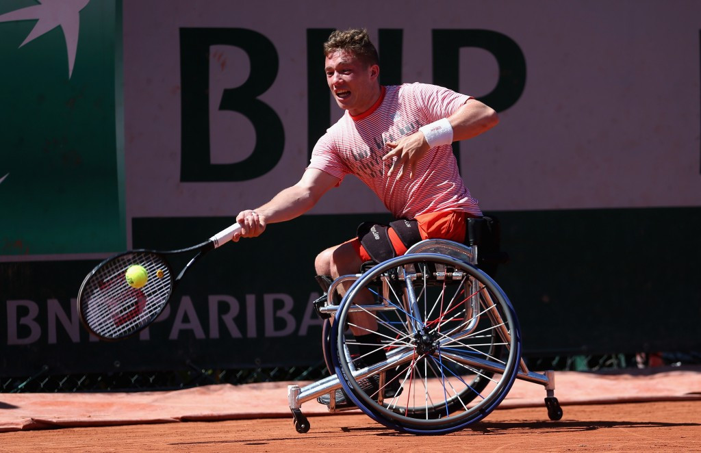 Britain's Alfie Hewett earned a maiden Grand Slam title at the French Open ©Getty Images