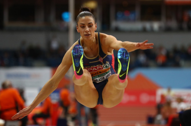 European indoor and outdoor long jump champion Ivana Španović of Serbia will meet the American who won the Olympic gold medal at Rio 2016, Tianna Bartoletta, in Lausanne ©Getty Images