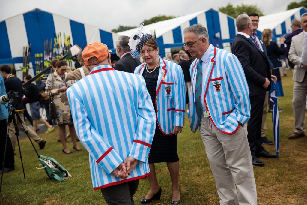 Colourful blazers mean it is easy to pick out old school friends at Henley ©Getty Images