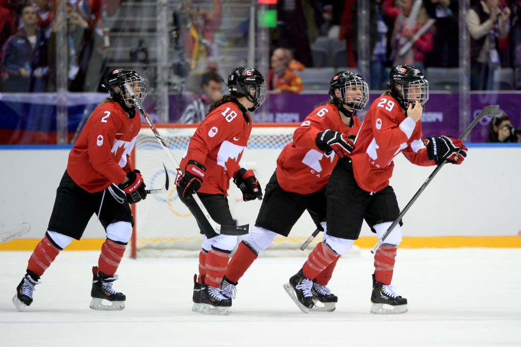 Canada beat the United States to the women's Olympic ice hockey gold medal at Sochi 2014 ©Getty Images