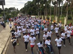 FASANOC has marked the country's National Sports Day with an Olympic Day run ©FASANOC
