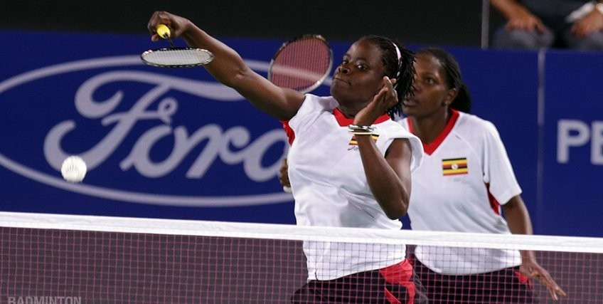 Margaret Nankabirwa competed at the Glasgow 2014 Commonwealth Games ©Badminton England
