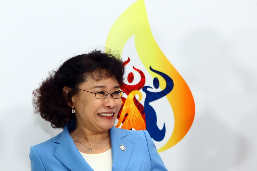 China's Zhang Haidi is the only female candidate vying for the IPC Presidency ©Getty Images