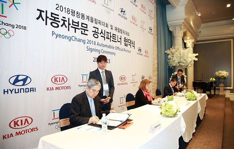 The deal is a major boost for Pyeongchang 2018 following concerns it would be feasible due to the IOC's partnership with Toyota ©Pyeongchang 2018