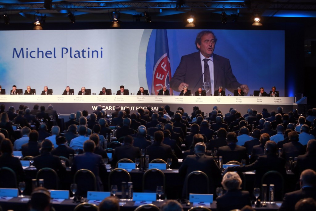 Michel Platini was replaced as UEFA President last September ©Getty Images