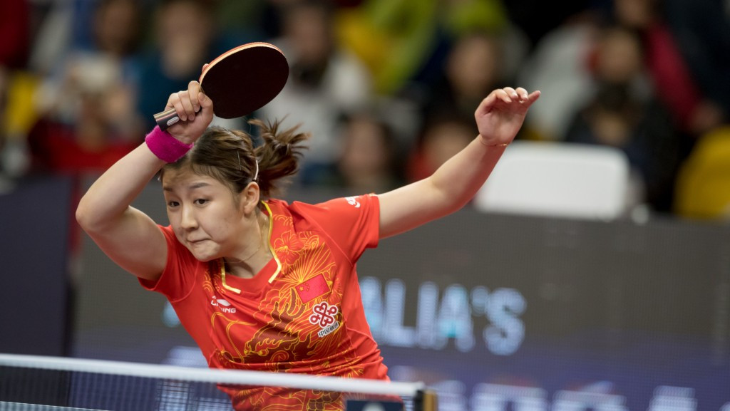 Chen Meng claimed the women’s singles title, beating Wang Manyu in an all-Chinese final at the Australian Open ©ITTF/APAC Sport Media