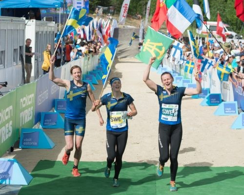 Sweden came out on top in the women's relay ©IOF/Matias Salonen