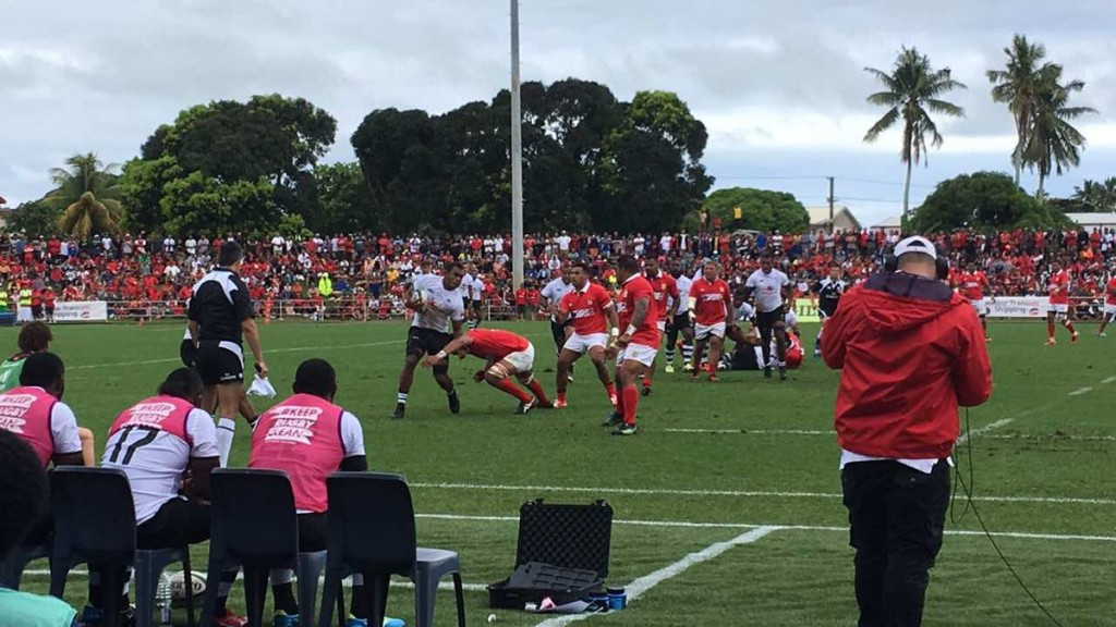 Fiji came from seven points down to beat Tonga 14-10 in Nuku'alofa ©Fiji Rugby/Twitter