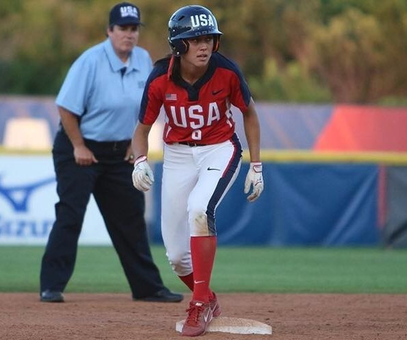 The United States also saw off their national junior team 8-1 ©USA Softball