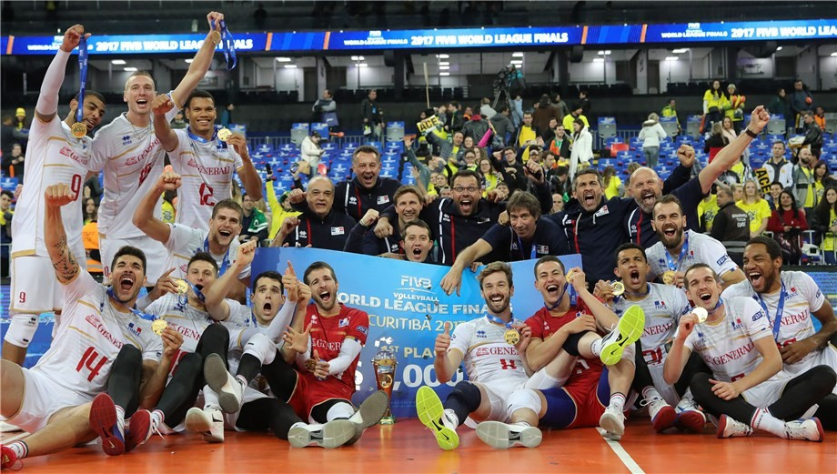 France defeat Brazil to win FIVB World League final in Curitiba