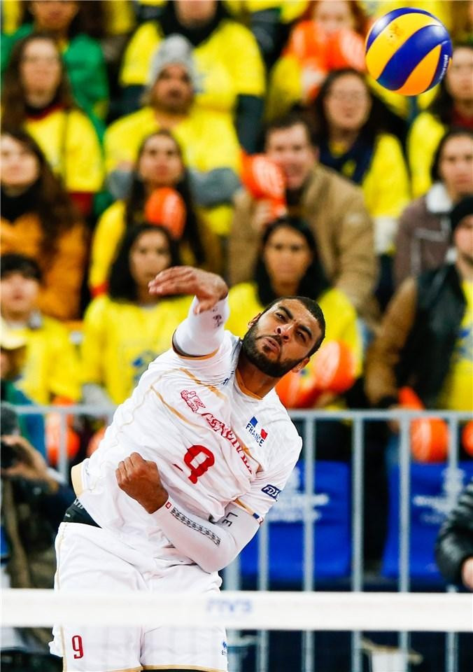 France's Earvin Ngapeth scored 29 times in the final and was named MVP ©FIVB