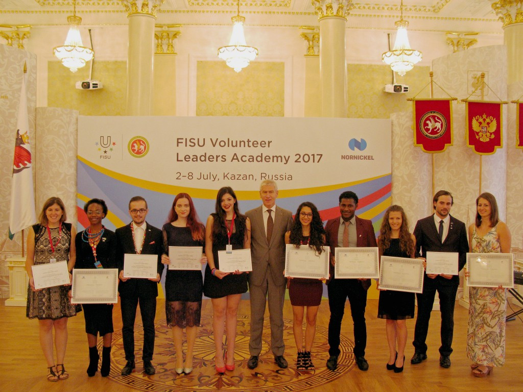 Internships at next month's Summer Universiade in Taipei were awarded to some project winners ©FISU 