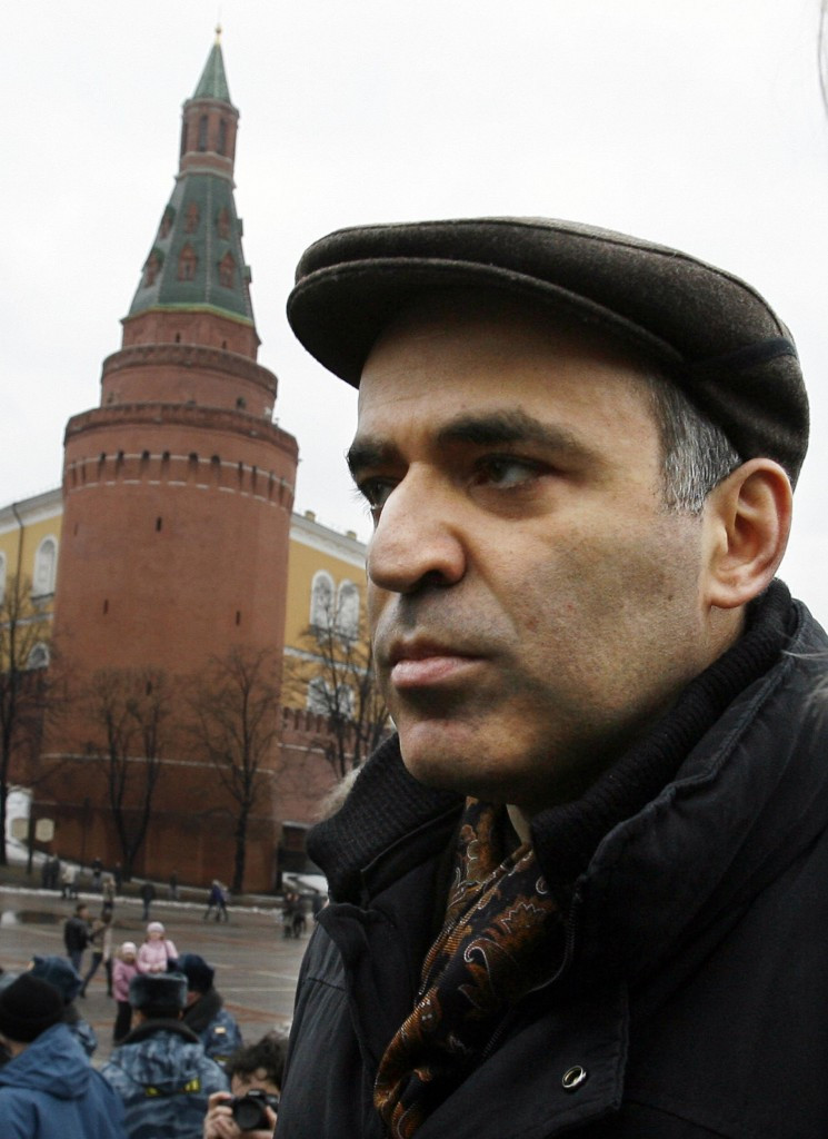 Garry Kasparov tried unsuccessfully to stand against President Vladimir Putin in the Russian election in 2008 ©Getty Images