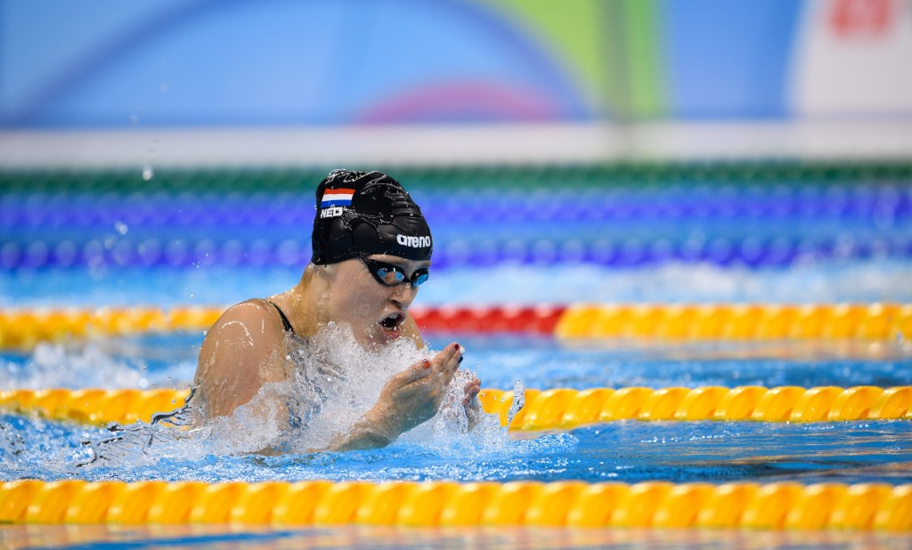 The Netherlands' Chantalle Zijderveld won the women’s 200m breaststroke with a world record time  ©Getty Images