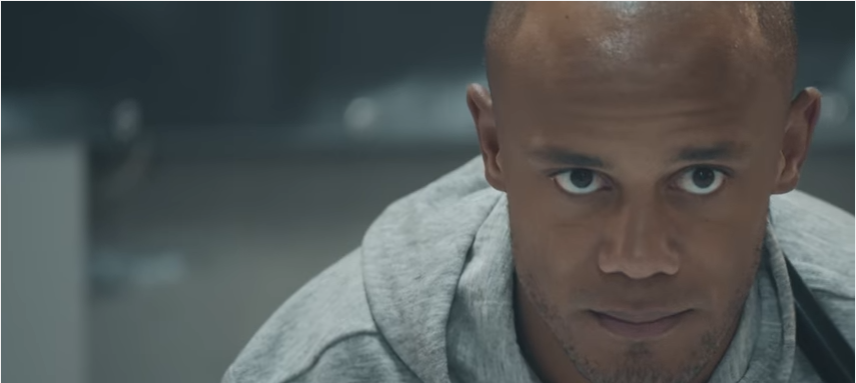 Football star Kompany tries out curling for new Pepsi Max advert