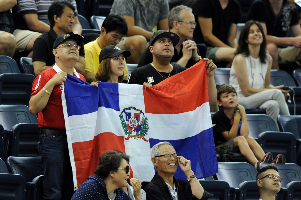 The Dominican Republic were well supported at the Games venues ©AFP/Getty Images