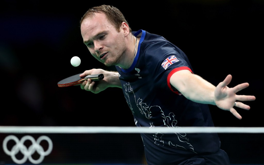 Paul Drinkhall was a member of the England men's team which won a bronze medal at the 2016 World Championships ©Getty Images
