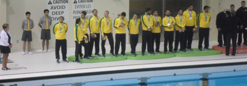 Bezerra was a member of the Brazilian team who won men's water polo silver at the Pan American Games