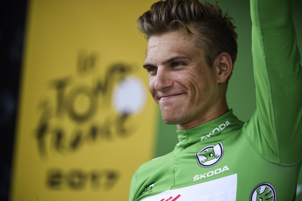 Marcel Kittel extended his lead in the green jersey competition and set a German record for stage wins ©Getty Images
