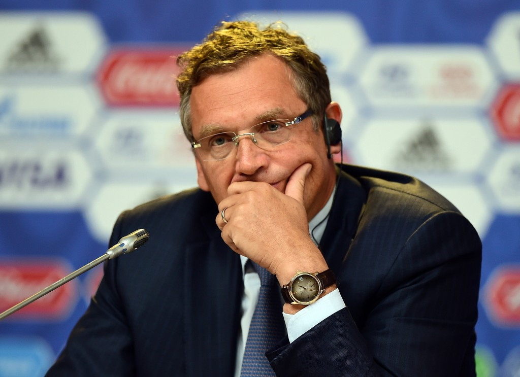 FIFA general secretary Jérôme Valcke looks set to leave world football’s governing body at the same time as President Sepp Blatter ©Getty Images