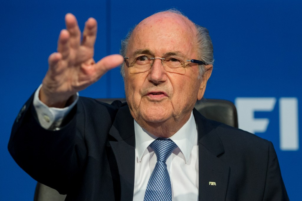 Sepp Blatter is due to step down as FIFA President in February