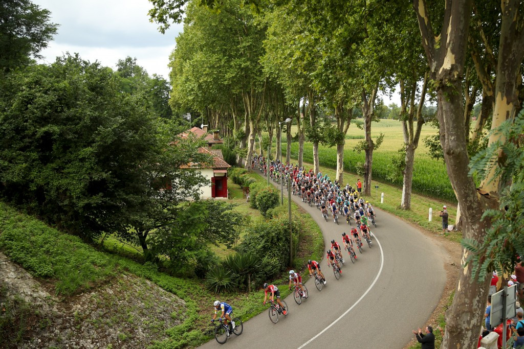 Stage 11 featured a 203 kilometre flat route from Eymet to Pau ©Getty Images