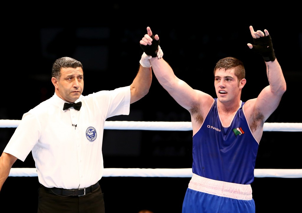 Irish boxer Joe Ward will remain amateur after receiving funding from Sport Ireland ©Getty Images