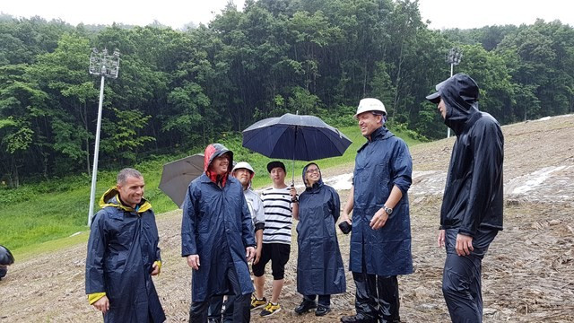 FIS officials conduct site inspection for Pyeongchang 2018