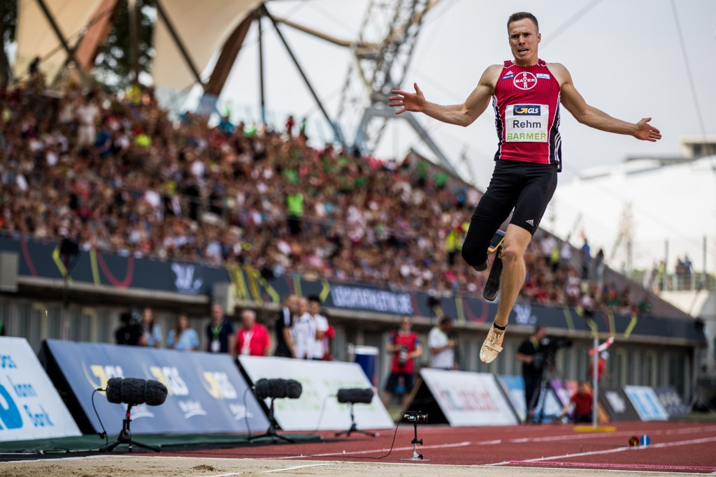 Germany's Markus Rehm is looking to defend his world long jump T44 title ©Getty Images