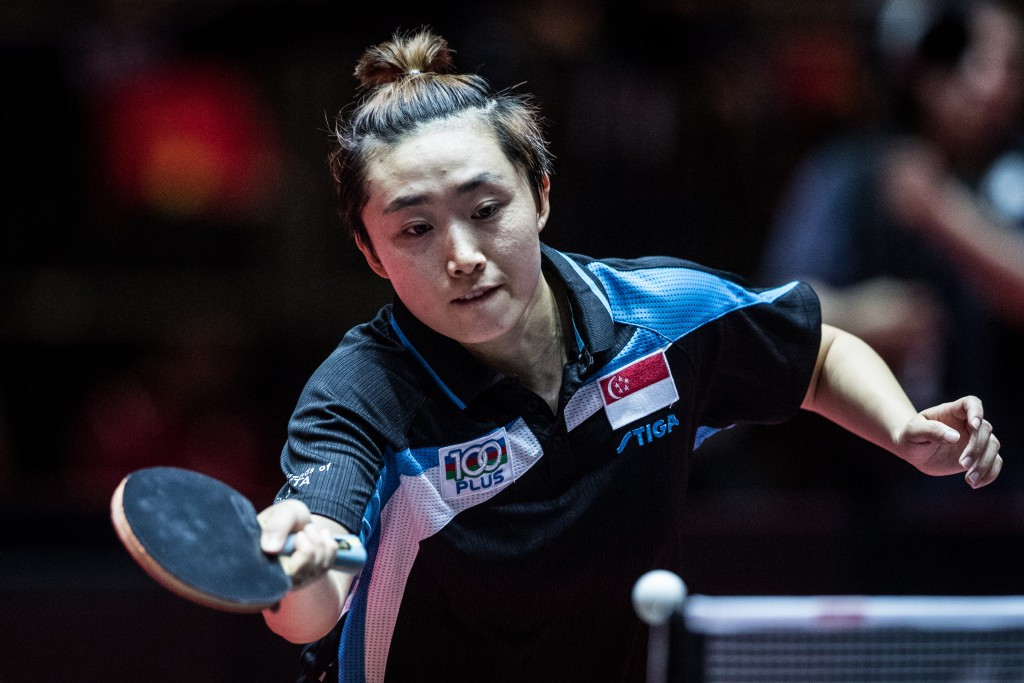 Feng Tianwei is among the nominees for the Sportswoman of the Year Award ©Getty Images