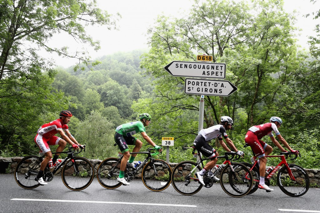 The 214km stage took the riders to Peyragudes ©Getty Images
