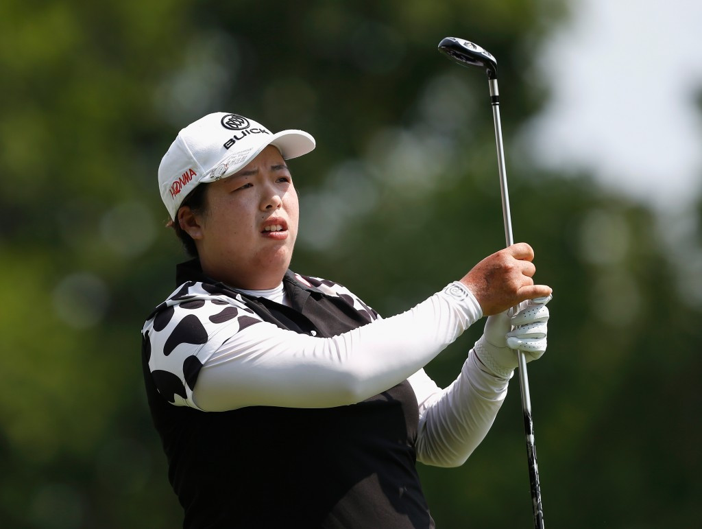 China’s Shanshan Feng holds a one-shot lead after a weather-affected opening day at the US Women’s Open ©Getty Images