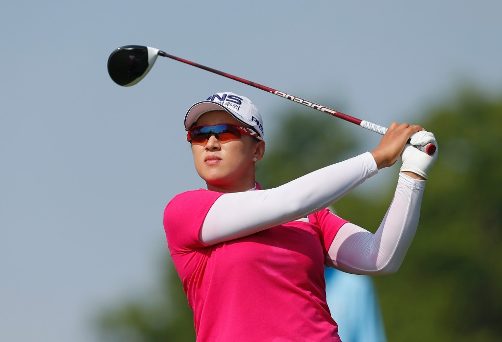 South Korea's Amy Yang is one shot off the lead on five-under-par ©Getty Images