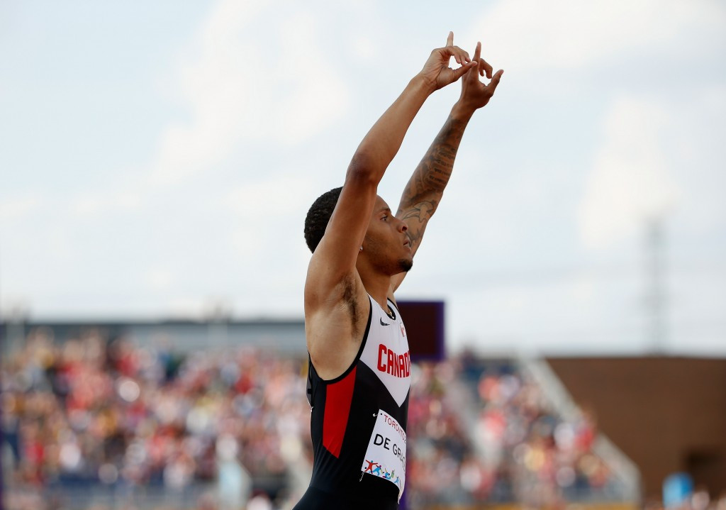 De Grasse completes men's sprint double by sealing Pan American Games 200m gold
