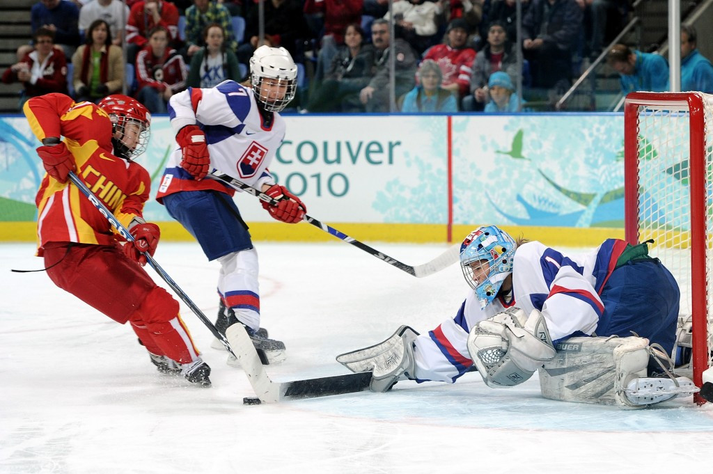 Goaltender Zuzana Tomcikova competed for Slovakia at the Vancouver 2010 Winter Olympic Games ©Getty Images