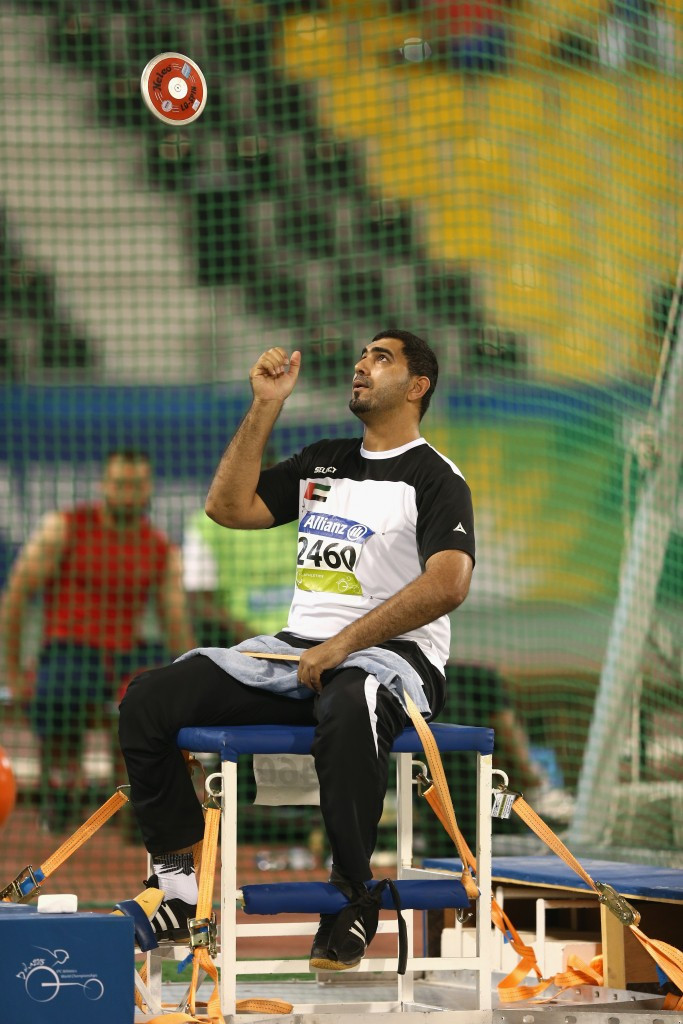 The opening of the 2017 World Para Athletics Championships saw the United Arab Emirates’ team manager Theban Almheiri receive a special medal for the family of athlete Abdullah Hayayei, who tragically died earlier this week ©Getty Images