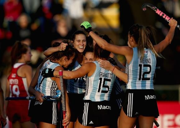 Argentina defeated the United States 4-0 in Pool B ©FIH