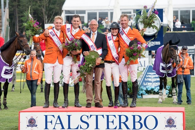 Dutch triumph at FEI Nations Cup Jumping Division One in Falsterbo
