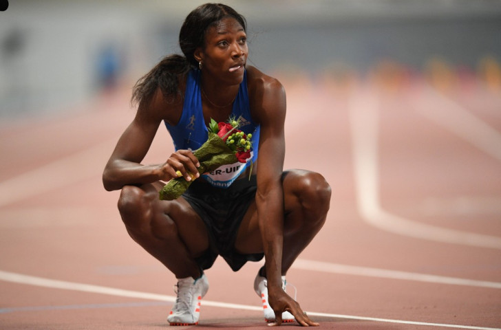 Olympic 400m champion Shaunae Miller-Uibo of The Bahamas will face 800m specialist Caster Semenya over one lap in tomorrow's IAAF Diamond League meeting in Rabat ©Getty Images