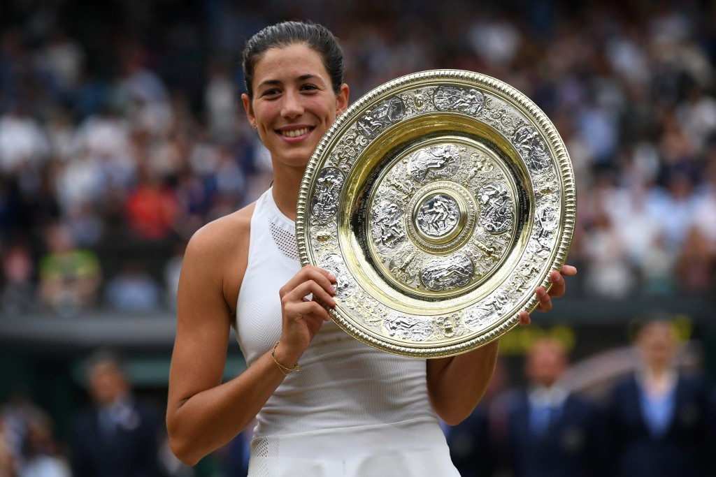 Garbiñe Muguruza has won the women's singles title at the 2017 Wimbledon Championships ©Getty Images
